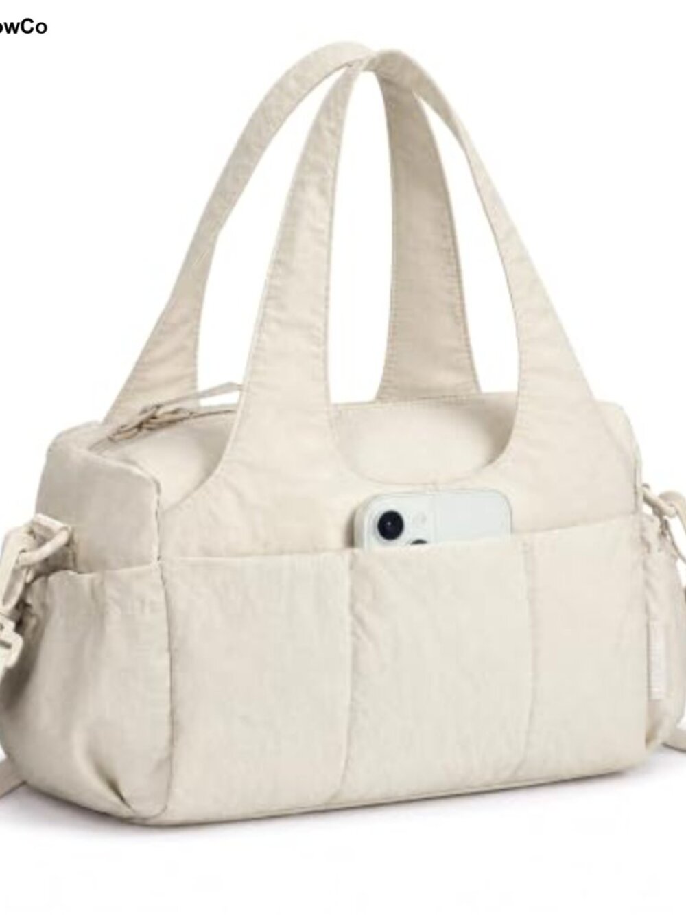 Mini Gym Duffel Bag with Yoga Mat Holder & Adjustable Shoulder Strap